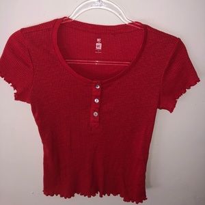 PacSun ribbed button down